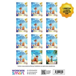 1. Sınıf 4x4'lük Tatil Tekrar Seti | 12 Fasikül+Bilişsel Etkinlikler-2025-2026 - 3