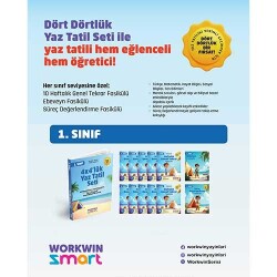 1. Sınıf 4x4'lük Yaz Tatili Tekrar Seti | 12 Fasikül+Bilişsel Etkinlikler - 7