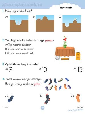 1. Sınıf 4x4’lük Yarıyıl Tatil Serüveni – Bilişsel Etkinlikler 2026 - 2