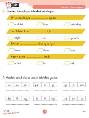 1. Sınıf 4x4’lük Yarıyıl Tatil Serüveni – Bilişsel Etkinlikler 2026 - 8