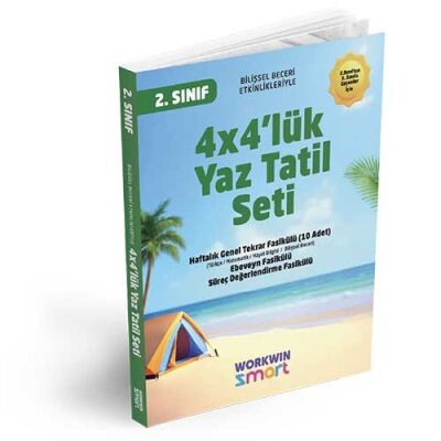 2. Sınıf 4x4'lük Tatil Tekrar Seti | 12 Fasikül+Bilişsel Etkinlikler-2025 - 2