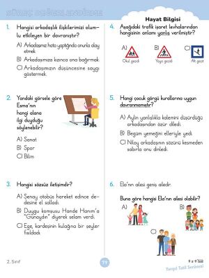 2. Sınıf 4x4’lük Yarıyıl Tatil Serüveni – Bilişsel Etkinlikler 2026 - 7