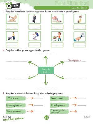 3. Sınıf 4x4’lük Yarıyıl Tatil Serüveni – Bilişsel Etkinlikler 2026 - 16