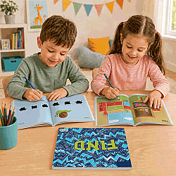3+ Yaş 4'lü Set | IQ, Dikkat ve Yetenek Geliştiren Kitaplar Serisi - 5
