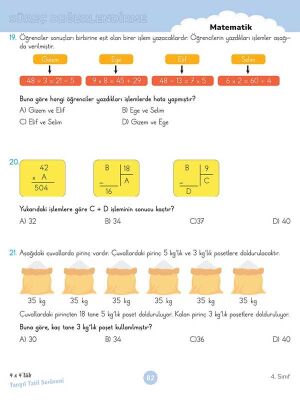 4. Sınıf 4x4’lük Yarıyıl Tatil Serüveni – Bilişsel Etkinlikler 2026 - 2