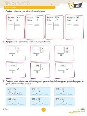 4. Sınıf 4x4’lük Yarıyıl Tatil Serüveni – Bilişsel Etkinlikler 2026 - 7