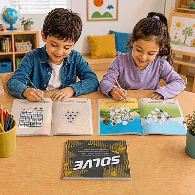 4+ Yaş 6'lı SET | IQ, Dikkat ve Yetenek Geliştiren Kitaplar Serisi - 7