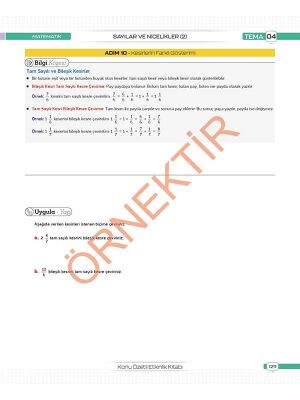 5. Sınıf Tüm Dersler Konu Özetli Yazılı Hazırlık Seti 1 ve 2. Dönem - 4