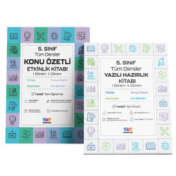 5. Sınıf Tüm Dersler Konu Özetli Yazılı Seti 1.-2. Dönem 2025 Basımı - Workwin