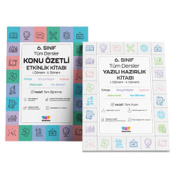 6. Sınıf Tüm Dersler Konu Özetli Yazılı Seti 1.-2. Dönem 2025 Basımı - Workwin