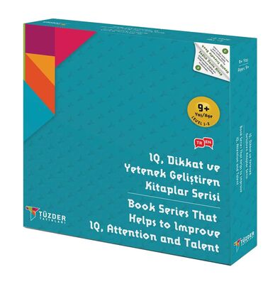 6'LI SET 9+ Yaş / IQ, Dikkat ve Yetenek Geliştiren Kitaplar Serisi - 10