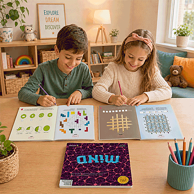 9+ Yaş 6'LI SET | IQ, Dikkat ve Yetenek Geliştiren Kitaplar Serisi - 4