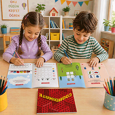 6+ Yaş 9'LU SET | IQ, Dikkat ve Yetenek Geliştiren Kitaplar Serisi - 4
