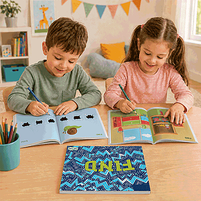6+ Yaş 9'LU SET | IQ, Dikkat ve Yetenek Geliştiren Kitaplar Serisi - 2