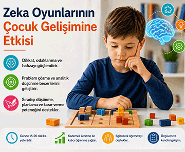 Zeka Oyunlarının Çocuk Gelişimine Etkisi