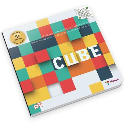 CUBE (4+ Yaş) / IQ Dikkat Ve Yetenek Geliştiren Kitaplar Serisi