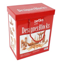 ZETKA Designer Blocks 200 Parça 3+ Yaş 1+ Oyuncu - 1