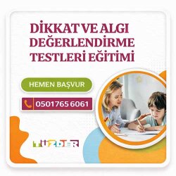 Dikkat ve Algı Değerlendirme Testleri Eğitimi - Online - TÜZDER