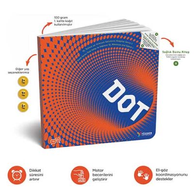 DOT (3+ Yaş) / IQ, Dikkat ve Yetenek Geliştiren Kitaplar Serisi - 7