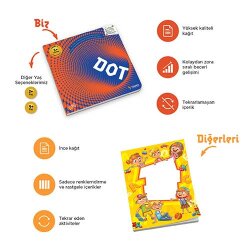 DOT (5+ Yaş) / IQ, Dikkat ve Yetenek Geliştiren Kitaplar Serisi - 5