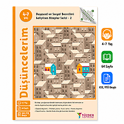 Düşüncelerim Kitabı (4-7 Yaş) | Duygusa-Sosyal Becerileri Seti - TÜZDER Yayınları