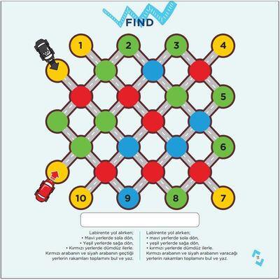 FIND 9+ Yaş / IQ, Dikkat ve Yetenek Geliştiren Kitaplar Serisi - 4