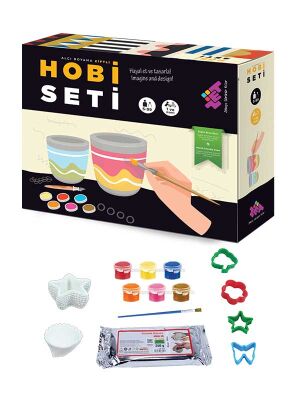 Hobi Alçı Boyama Seti Çiftli 5+ Yaş 1+ Oyuncu - 1