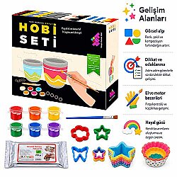 Hobi Alçı Boyama Seti Çiftli 5+ Yaş 1+ Oyuncu - 5