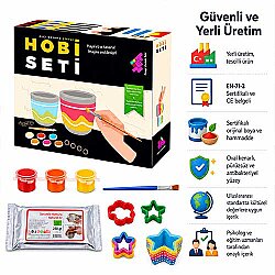 Hobi Alçı Boyama Seti Çiftli 5+ Yaş 1+ Oyuncu - 6