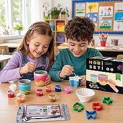 Hobi Alçı Boyama Seti Çiftli 5+ Yaş 1+ Oyuncu - 4