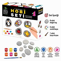 Hobi Seti Taş Boyama 3+ Yaş 1+ Oyuncu - 3