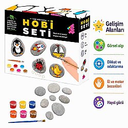 Hobi Seti Taş Boyama 3+ Yaş 1+ Oyuncu - 5