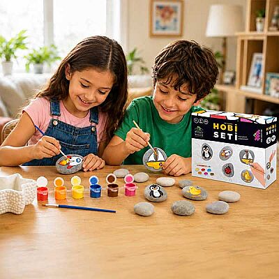 Hobi Seti Taş Boyama 3+ Yaş 1+ Oyuncu - 2