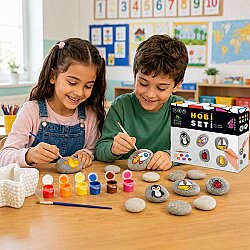 Hobi Seti Taş Boyama 3+ Yaş 1+ Oyuncu - 4