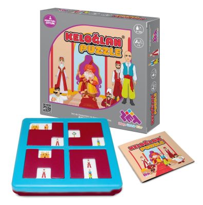 KELOĞLAN Puzzle Zeka ve Akıl Oyunu 3+ Yaş 1+ Oyuncu