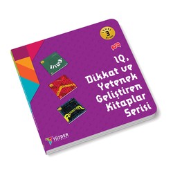5+ Yaş LEVEL 3 / IQ, Dikkat ve Yetenek Geliştiren Kitaplar Serisi - TÜZDER Yayınları