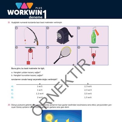 LGS Video Çözümlü 5'li Deneme Workwin Plus - 5