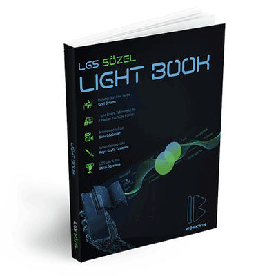 LGS Yeni Nesil Sorular ve Detaylı Çözümlerle Lightbook Sözel (Türkçe, Sosyal Bilgiler, İngilizce) - 1
