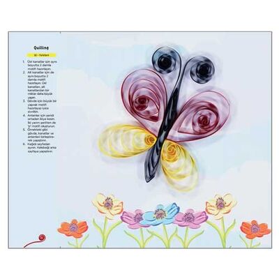 QUILLING Art Craft-El Becerileri Serisi 4-8 Yaş