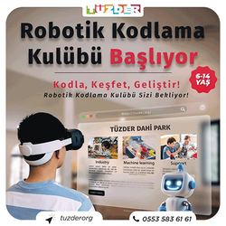 Robotik Kodlama Kulübü 6-14 Yaş 1.Dönem Kayıt (Kapora Dahil Ücret) - TÜZDER