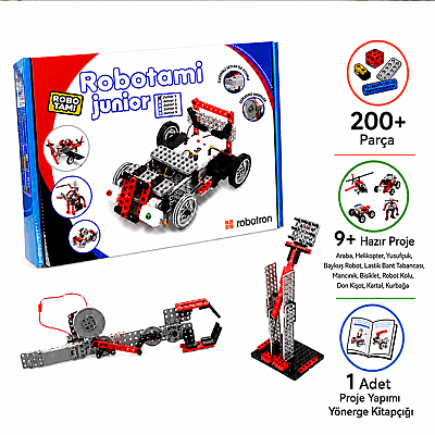 ROBOTAMI JUNIOR -1 Mekanik-Elektronik Robotik Seti 6+ YAŞ - 3