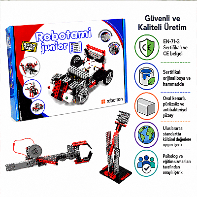 ROBOTAMI JUNIOR -1 Mekanik-Elektronik Robotik Seti 6+ YAŞ - 6