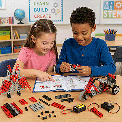 ROBOTAMI JUNIOR -1 Mekanik-Elektronik Robotik Seti 6+ YAŞ - 4
