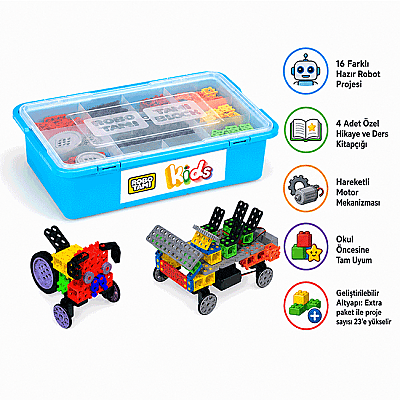 ROBOTAMI KIDS BASIC Mekanik-Elektronik Robotik Seti 4+ YAŞ - 3