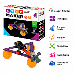 STEAM - MAKER ELEKTRONİK SETİ Level-1 5+ Yaş 1+ Oyuncu (Sadece Elektronik Malzemeler) - 5