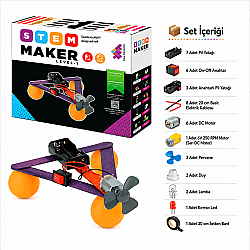 STEAM - MAKER ELEKTRONİK SETİ Level-1 5+ Yaş 1+ Oyuncu (Sadece Elektronik Malzemeler) - 3