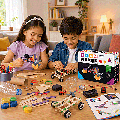 STEAM - MAKER ELEKTRONİK SETİ Level-1 5+ Yaş 1+ Oyuncu (Sadece Elektronik Malzemeler) - 4