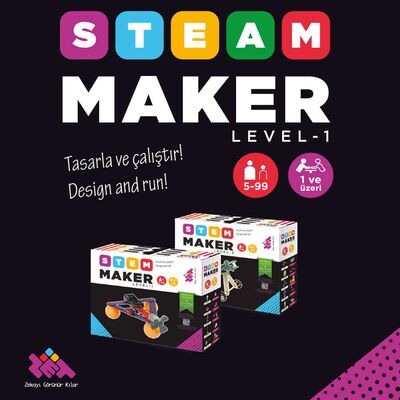 STEAM - MAKER ELEKTRONİK SETİ Level-1 5+ Yaş 1+ Oyuncu (Sadece Elektronik Malzemeler) - 3