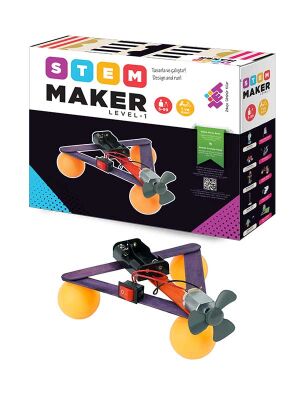 STEAM - MAKER ELEKTRONİK SETİ Level-1 5+ Yaş 1+ Oyuncu (Sadece Elektronik Malzemeler) - 1