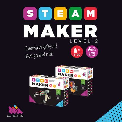 STEAM - MAKER ELEKTRONİK SETİ Level-2 5+ Yaş 1+ Oyuncu (Sadece Elektronik Malzemeler) - 3